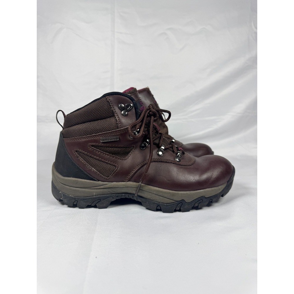 Magellan Harper II 157483 Womens US 8.5 B Hiking Boots Brown Leather Waterproof